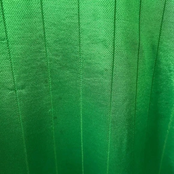 Vintage 90’s Adidas Green V-Neck Jersey with White Stripes, Size Med - Picture 6 of 8